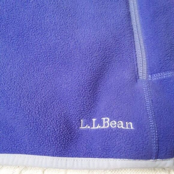 L.L Bean Women Light Purple Polyester Vest size M - Picture 9 of 11
